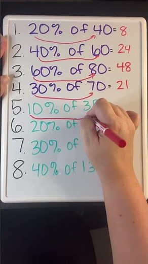 CRAZY math hack that will blow your mind 🤯 | Easy percentages trick for kids!