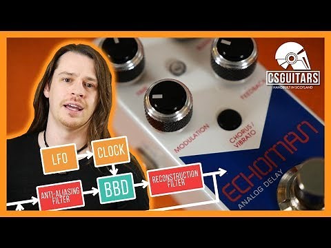 Bucket Brigade Devices: How Analog Delay Pedals Work | Too Afraid To Ask [Xvive Echoman V21]