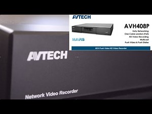 AVTECH AVH408P NVR Network Video Recorder | Unboxing