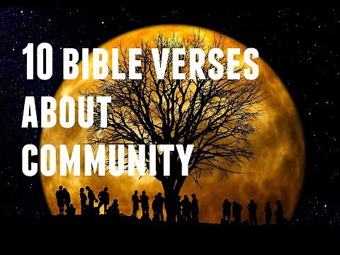 10 Bible Verses About Community