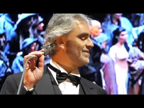 Andrea Bocelli Praha O2 Arena 28.11.2015 Nessun Dorma