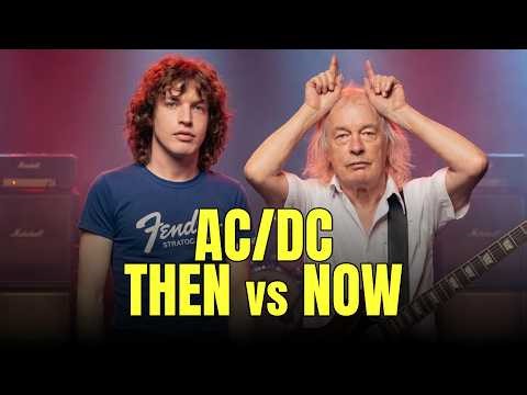 AC/DC Then and Now (1970s–2026) ⚡🎸 Band Members Through Decades #thenandnow #nostalgia #80srock