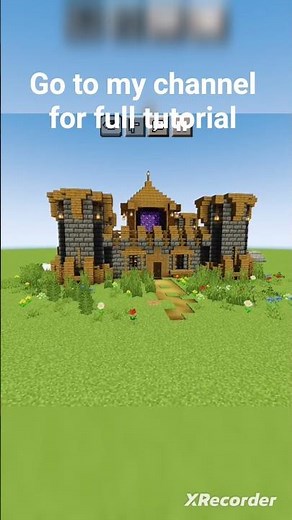 Minecraft pe Survival castle tutorial