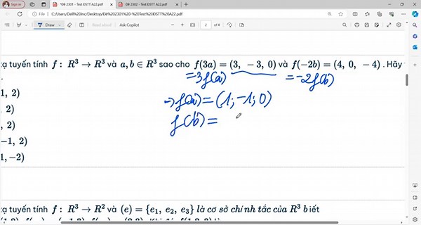 Solutions and instructions for the A2 practice test - Test 1