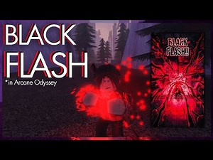 I made the black flash from JJK for funsies || Arcane Odyssey