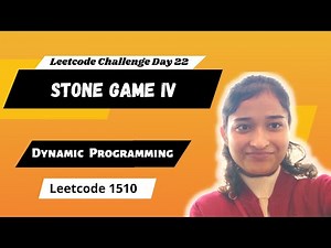 Stone Game IV | Leetcode 1510 | Game Theory | DP