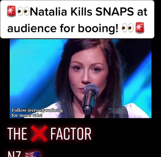 She really cussed at them 🤣#nataliakills #xfactor #xfactornz #snapped
