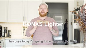 RONXS Electric Lighter, Candle Lighter with Safety Lock Windproof Flamless Arc Rechargeable Long Lighter with Battery Indicator