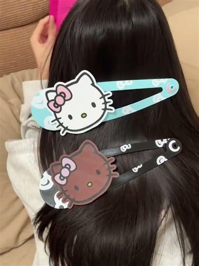 Personal test of the small head-showing hairpin, a very new thing to play with