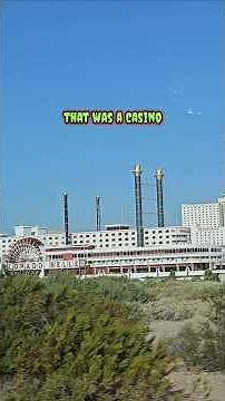 Driving through Bullhead City AZ Laughlin NV riverside view of casinos