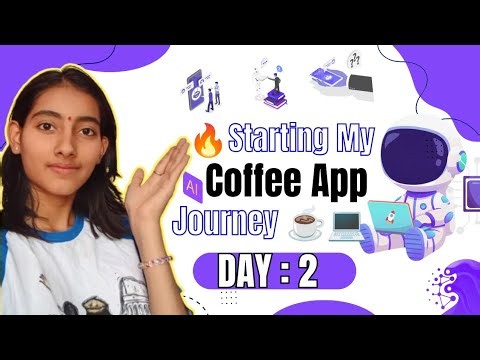 Day 2 of Building a Coffee App ☕ | Designing Login & Sign Up Screen in Jetpack Compose