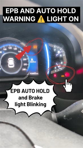 How to Solve EPB and AUTO HOLD Warning ⚠️ Problem 😱#shorts #youtubeshorts #ytshorts #viral #short