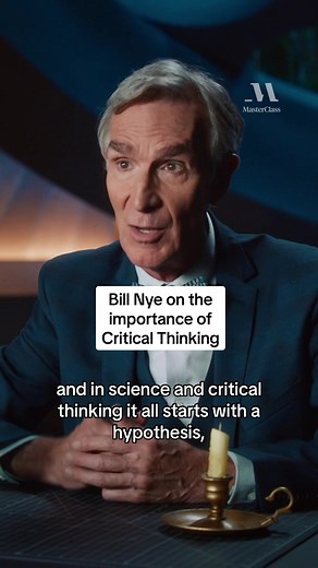 Part 1 | Keep thinking critically. Science doesn’t exist without hypotheses 🧠💡 #sciencetok #criticalthinking #hypothesistesting #masterclass