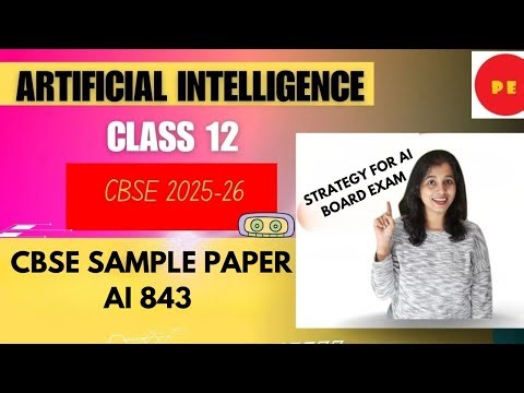 SOLUTION OF CBSE SAMPLE PAPER 2026|| ARTIFICIAL INTELLIGENCE CLASS-12 || AI 843 ||