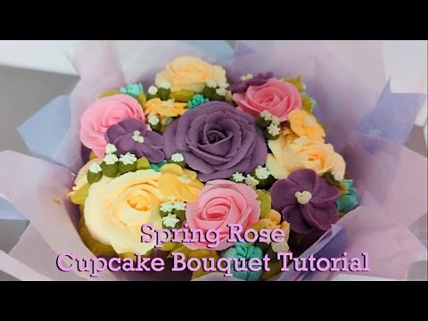 Rose Cupcake Bouquet Tutorial