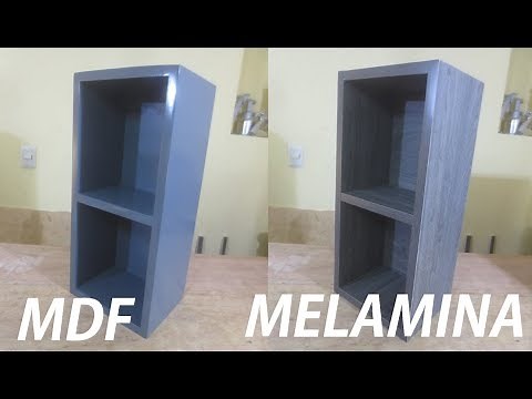 Difference between MDF and melamine (with examples) - Luis Lovon