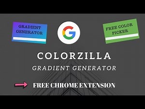 ColorZilla Chrome Free Extension | Color Picker and Gradient generator