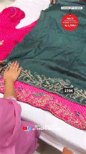 🎀 KCPC Pure Georgette Mothda Leheriya With Beautiful Embroidery Saree 👑✨ Product Code: 1704 Rajasthani tradition ka graceful and vibrant expression 💛 This stunning Pure Georgette Mothda Leheriya Saree is beautifully enhanced with elegant embroidery work, giving it a festive aur wedding-ready charm 💎 Lightweight, flowy fabric aur vibrant Leheriya patterns ise Haldi, Mehendi, festive functions aur special occasions ke liye perfect choice banate hain 💃🌸 Colorful tradition ke saath classy fini