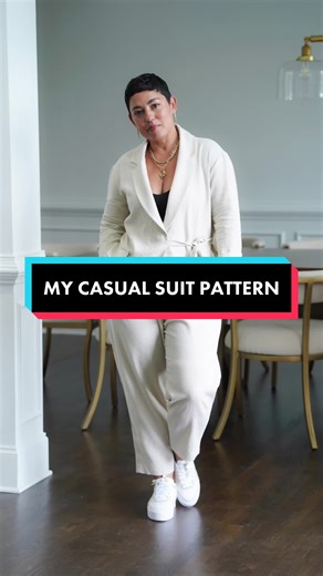 NEW SEWING PATTERN! This suit is my wear everyday favorite. Patterns out now 🙌🏽🥰 #sewingpattern #sewingtiktok #sewistsoftiktok #diy