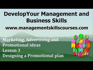 Designing a Promotional plan
