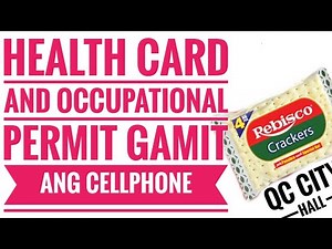 How to Get Health Card Online in Quezon City? Gamit Ang Cellphone. Apply Factory Worker in Rebisco.