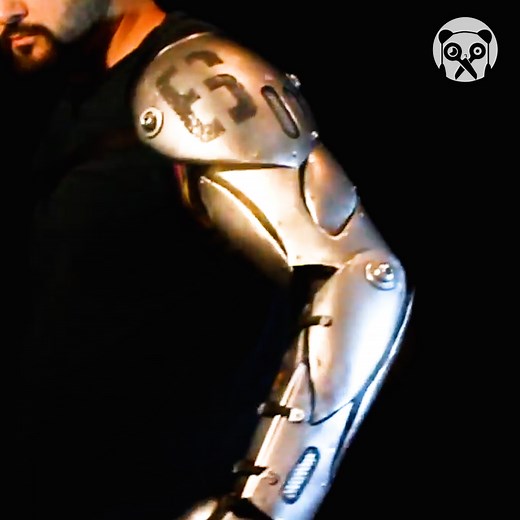 24K views · 101 reactions | Turning steel into a bionic arm Thanks for watching! Please be aware that this video is for entertainment purposes only and techniques shown should not be attempted at home! Partner: David Guyton | Bored Panda Art | Facebook