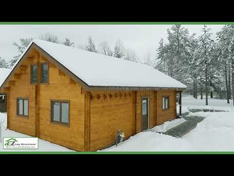 EZ Log Structures Cabins Final Assembly