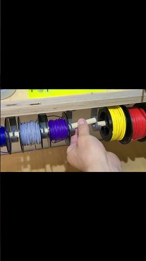 Smart 3D Printed Wire Spool Hanger