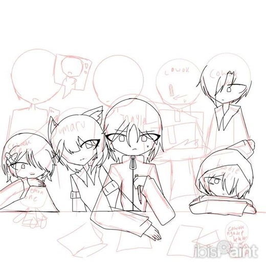 speed paint my friend OC || rip my hand || #art #oc #friends #speedpaint #ibispaint #ibispaintx