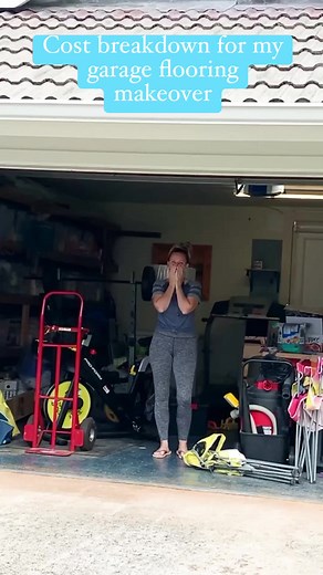 1.8M views · 20K reactions | Doing a cost breakdown for my garage floor makeover. You don’t need the primer if you’re starting with an uncoated floor. #garagemakeover #epoxyfloor #garagefloorcoating #epoxyshield #GarageMakeover | Build and Create Home | Facebook