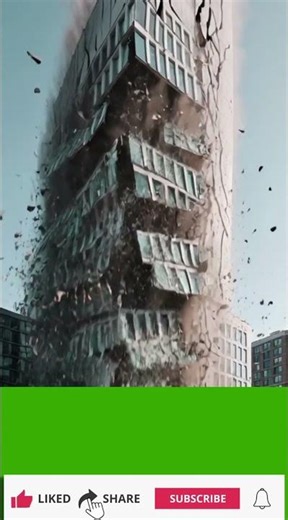 Massive Building Demolition – Skyscraper Collapse in Slow Motion