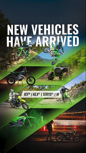 The latest and greatest #Kawasaki lineup is here. This is the evolution of championship-proven motorcycles, relentless side x sides, and classic street bikes. #GoodTimes start here. Experience the latest models at https://t.co/VMDWWIYfuI.