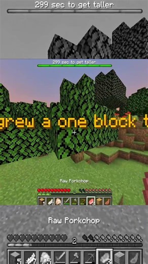 Minecraft But I Can't Stop Growing...