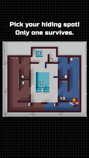 🏊 Best hiding spot on the Classic Pool Map—what’s your pick? Drop the number you’ve chosen 👇