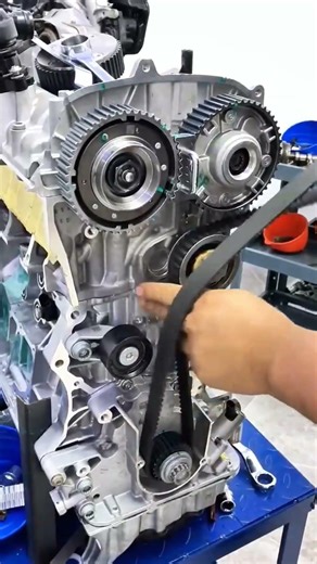 Perfect Timing Belt Installation in Seconds ⚙️🔥
