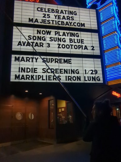 Marty Supreme at Majestic Bay This Friday!