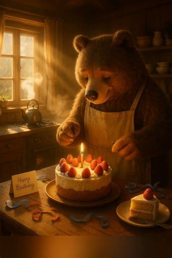 A Candle for BunnyBoo 🎂🐻✨ | Bear’s Warm Birthday Surprise