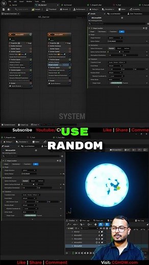Creating Dynamic Particle Effects in Unreal Engine 5 #shorts