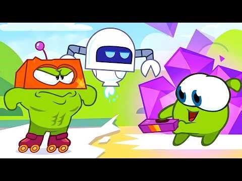 Om Nom Geschichten 💚 NEU 💥 Om Nom wird zum Roboter? 🤖 Nom Bot Abenteuer! | Cartoons auf Deutsch