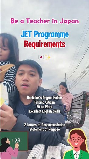 JET Programme Requirements #jetprogramme #japanlife #shorts #japan