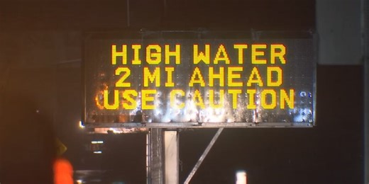 Flooding cuts off road to Seaside, water covers golf course property