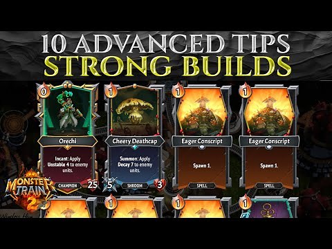 10 Advanced TIPS For GOOD BUILDS - MONSTER TRAIN 2 Guide
