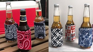 Sewing Tutorial: DIY Fabric Koozies