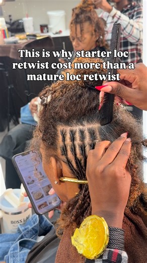 Shay | Licensed Loctician 🌹✨ on Instagram: "Starter loc retwists take more time and care — we’re dealing with swelling, bunching, unraveling, and sometimes even re-finding your parts. Every session is about training your foundation so your locs mature healthy, neat, and strong 💪🏽✨ Ready to elevate your loc journey? Let’s build a beauty legacy, one crown at a time. Bookings open 20th each month ♥️✨ Accepting New Clients 🫶🏾 Consultation Required . Follow our Hair Product Page @amourhaircare F