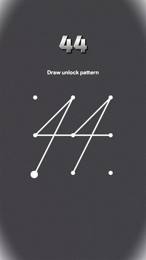 Prince Kumar on Instagram: "44 Number Pattern Lock Lover's 🔐 || . . #reels #viral #tarending #instagram #shorts"