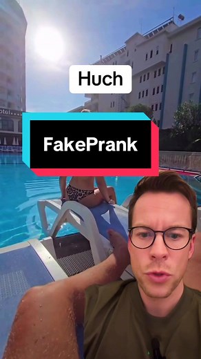 Manche muss man zu ihrem Glück „hinführen“…oder war es ein Prank? Seid lieb zueinander. Ironie auf die 1. #fail #viral #tiktokprank #urlaub #fypdong