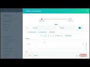 How to create a State dropdown property in HubSpot
