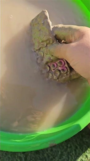 I Dipped a Pop It in Mud Guess What Appeared?#cleanwater, #mudandwater #kidsvideo #popitfun