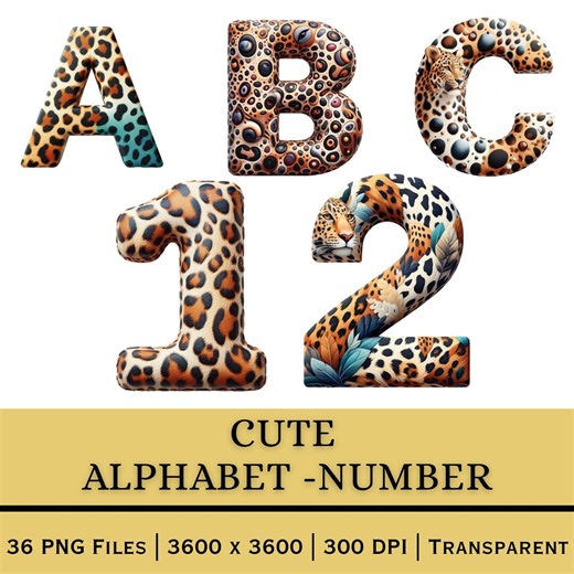 Cartoon Alphabet Clipart Bundle A–Z PNG | Kids Letters Graphics Nursery Birthday Instant Download - Etsy