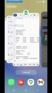 Advanced BBS Mobile App | Footing Bar Bending Schedule Demo